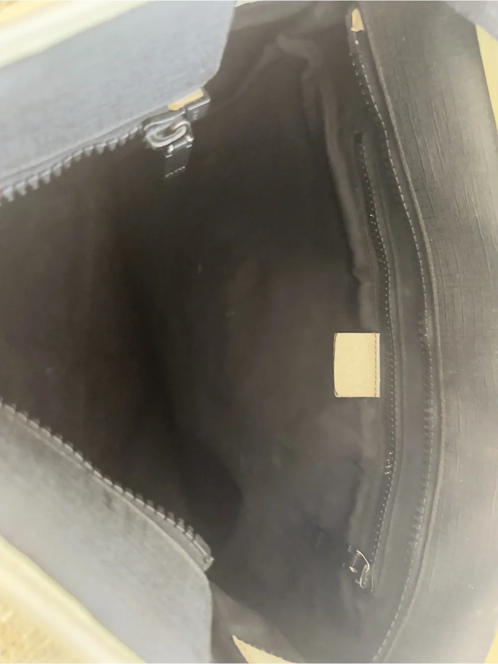 Vintage Gucci Black Canvas Tote 2way Bag